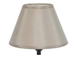 Lámpara de noche TOSEL ,madera,nogal,A22x D16xP16cm
