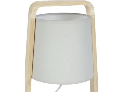 Lámpara de noche TOSEL ,madera,natural,A32,5xD19xP19 cm