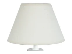 Lámpara de noche TOSEL ,madera,Blanco ,A30xD18xP18cm