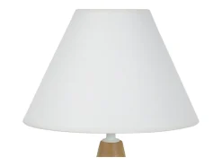 Lámpara de noche TOSEL ,madera,natural, A 32xD22x P 22cm