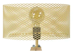 Lámpara de noche TOSEL ,metal,natural,A54xD 30xP30cm