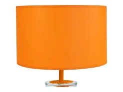 Lámpara de noche TOSEL ,vidrio,Naranja,A53xD35xP35cm