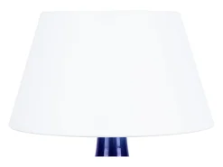 Lámpara de noche TOSEL ,vidrio,violeta ,A36xD30xP30cm