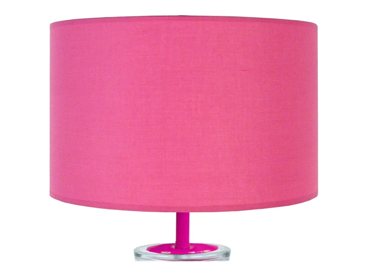 Lámpara de noche TOSEL ,vidrio,Rosa ,A30xD25xP25cm