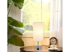 Lámpara de noche vintage NETTLIFE táctil regulable E27 con función de carga USB y LED intercambiable