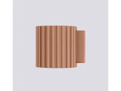 Lámpara De Pared Aura Minimalista De Aluminio - 1 Fuentes Luminosas - L.10 X A.10 Cm - Moca