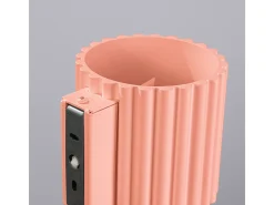 Lámpara De Pared Aura Minimalista De Aluminio - 1 Fuentes Luminosas - L.10 X A.10 Cm - Aterciopelado
