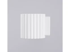 Lámpara De Pared Aura Minimalista De Aluminio - 1 Fuentes Luminosas - L.10 X A.10 Cm - Blanco