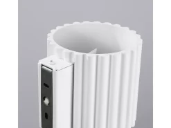 Lámpara De Pared Aura Minimalista De Aluminio - 1 Fuentes Luminosas - L.10 X A.10 Cm - Blanco
