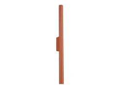 Lámpara de pared Brill moderno de acero - 2 fuentes luminosas 3000K - L.2,5 x A.50 cm - ocre rojo