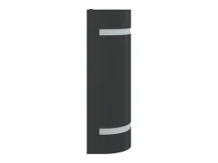 Lámpara de pared de exterior aluminio fundido negro ES383744