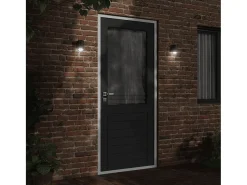Lámpara de pared de exterior aluminio fundido negro ES612919