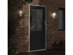 Lámpara de pared de exterior con sensor acero inoxidable ES508278