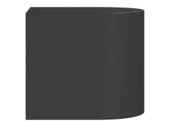 Lámpara de pared de exterior aluminio fundido negro ES672231