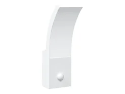 Lámpara de pared de exterior LED con sensor aluminio blanco ES712001