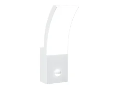 Lámpara de pared de exterior LED con sensor aluminio blanco ES712001