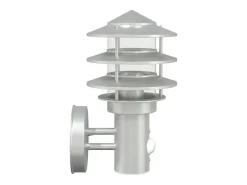Lámpara de pared de exterior con sensor acero inoxidable ES252736