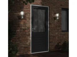 Lámpara de pared de exterior con sensor acero inoxidable ES966323