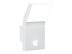 Lámpara de pared de exterior LED con sensor aluminio blanco ES121813