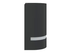 Lámpara de pared de exterior aluminio fundido negro ES215888