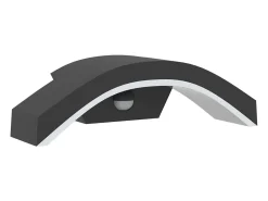 Lámpara de pared de exterior LED aluminio fundido negro ES252964