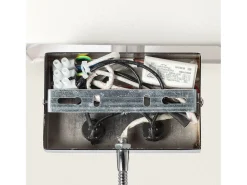 Lámpara de Pared de Metal con Flexo LED de Lectura Waldorf Plateado