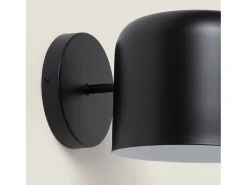 Lámpara de Pared de Metal Bedourie Negro