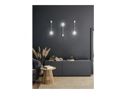 Lámpara de pared Eclipsia blanca - 325 x 85 x 64 mm GX53 - Elegante aplique de pared de metal