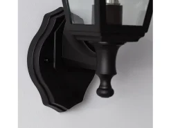 Lámpara de Pared Exterior Mini Villa Negro Negro