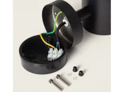 Lámpara de Pared Exterior LED 5W Acero Inoxidable Inti Black 3000K Blanco Cálido