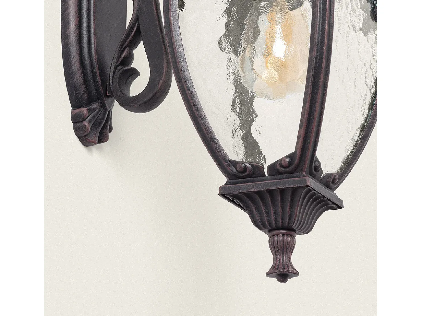 Lámpara de Pared Exterior Aluminio Fiorex Óxido