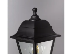Lámpara de Pared Exterior con Detector de Movimiento PIR Mini Villa Negro