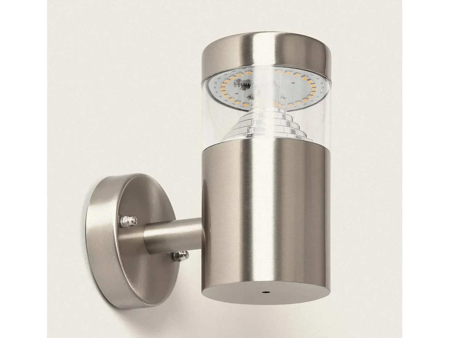 Lámpara de Pared Exterior LED 5W Acero Inoxidable Inti 3000K Blanco Cálido