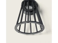 Lámpara de Pared Exterior LED 6W Aluminio Bradda Negro