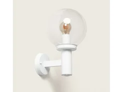 Lámpara de Pared Exterior Acero Jeyko Blanco