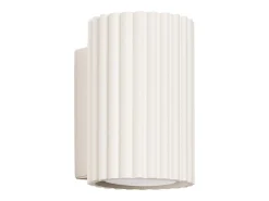 Lámpara de pared Gloow minimalista de aluminio - 1 fuentes luminosas 3000K - L.6,5 x A.10 cm - beige