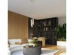 Lámpara de pared Gloow minimalista de aluminio - 1 fuentes luminosas 3000K - L.6,5 x A.10 cm - beige