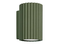Lámpara de pared Gloow minimalista de aluminio - 1 fuentes luminosas 4000K - L.6,5 x A.10 cm - verde oliva