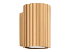 Lámpara de pared Gloow minimalista de aluminio - 1 fuentes luminosas 3000K - L.6,5 x A.10 cm - dorado