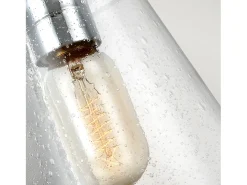 Lámpara de pared industrial nórdica de acero y vidrio 1 luz E27 Loras