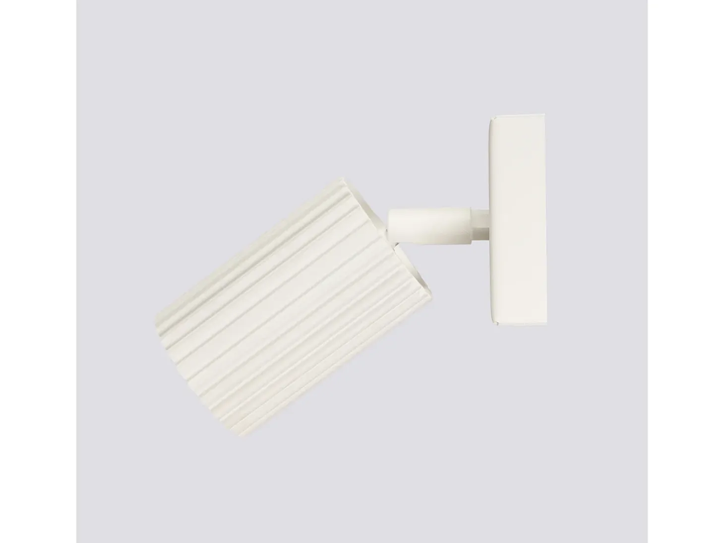 Lámpara De Pared Karbon Minimalista De Aluminio - 1 Fuentes Luminosas - L.8 X A.8 Cm - Beige