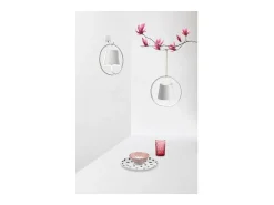 Lámpara de pared LED con gancho Poldina Corten recargable y regulable con batería hasta 12 horas