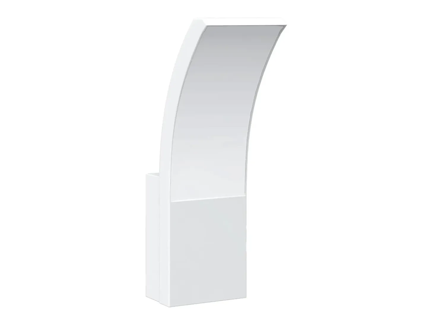 Lámpara de pared LED de exterior aluminio fundido blanco ES630453