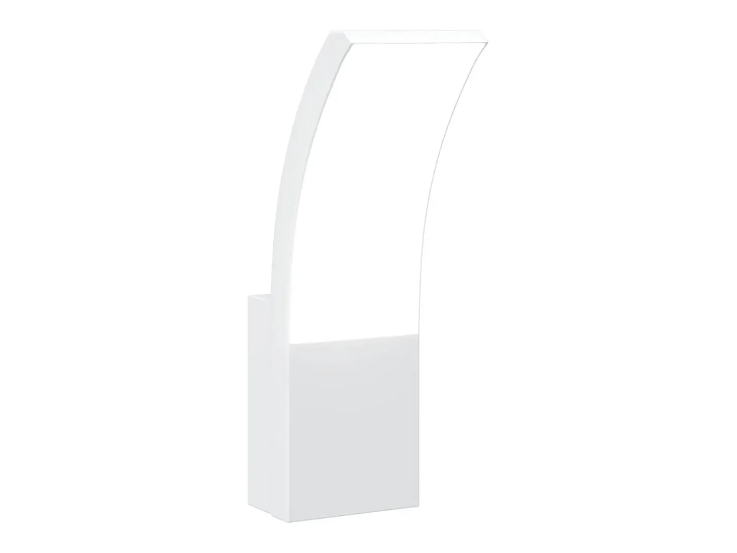 Lámpara de pared LED de exterior aluminio fundido blanco ES630453