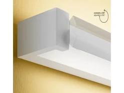 Lámpara de pared LED Perenz 35 W, 3200 lm, 100 cm, CCT, blanca, ajustable e inclinable