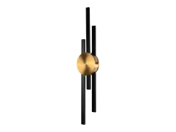 Lámpara De Pared Led Toolight App1437-W Black Gold