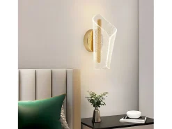 Lámpara De Pared Led Toolight G030-W Gold