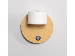Lámpara de Pared LED 5W Metal con Interruptor Serifos Blanco