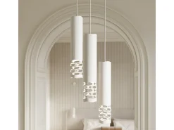 Lámpara De Pared Liro Moderno De Acero - 1 Fuentes Luminosas - L.8 X A.10 Cm - Blanco