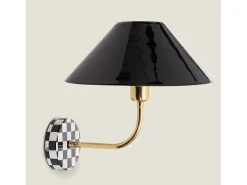 Lámpara de Pared Metal Brijesh Negro